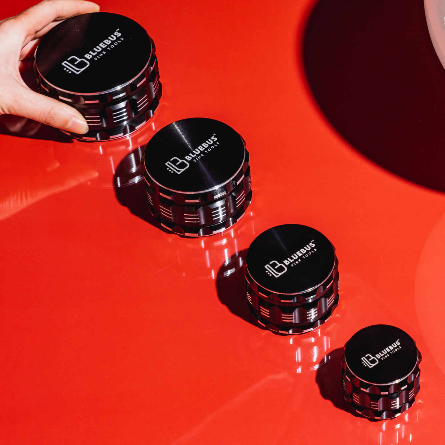 GA Aluminum herb Grinder Gold